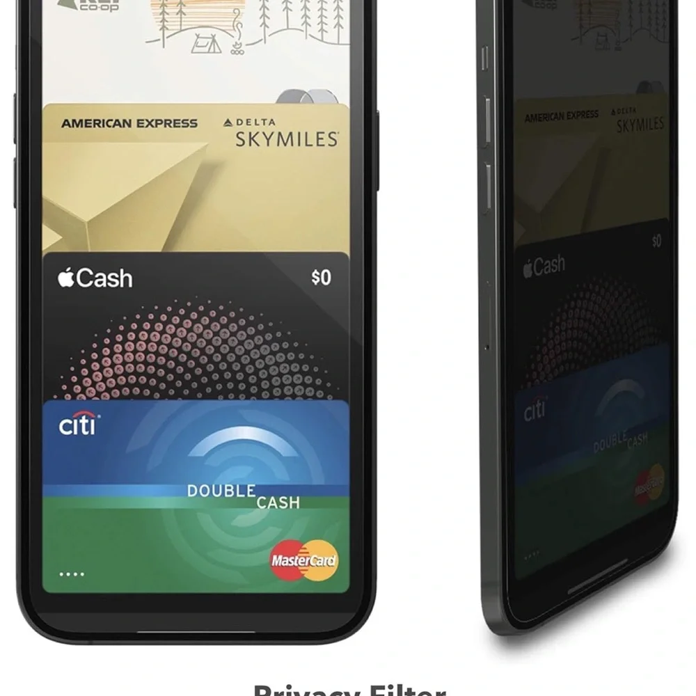 Zagg Black Privacy Screen Protector for Cell Phones